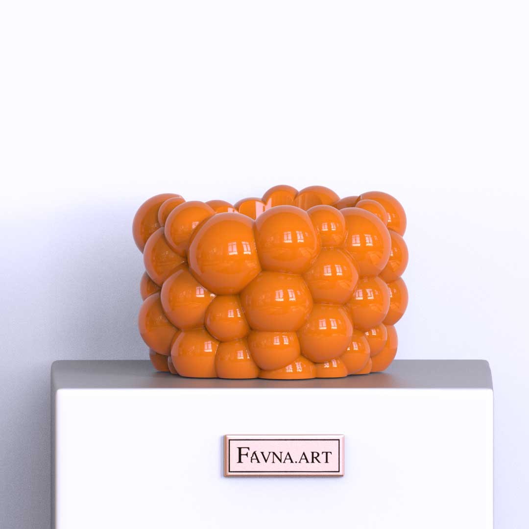 Vaso "Pensieri" arancione