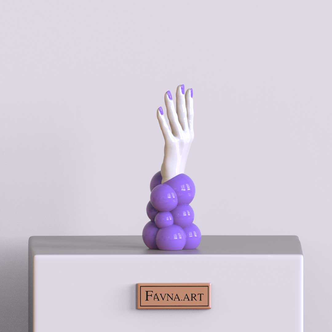 Hand of "Thought" lavander