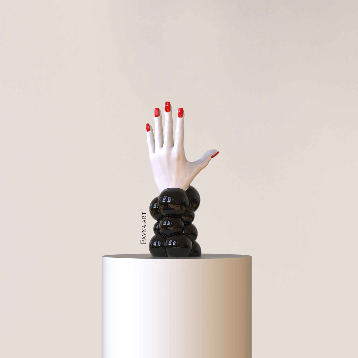 Contemporary hand sculpture “Thoughts”