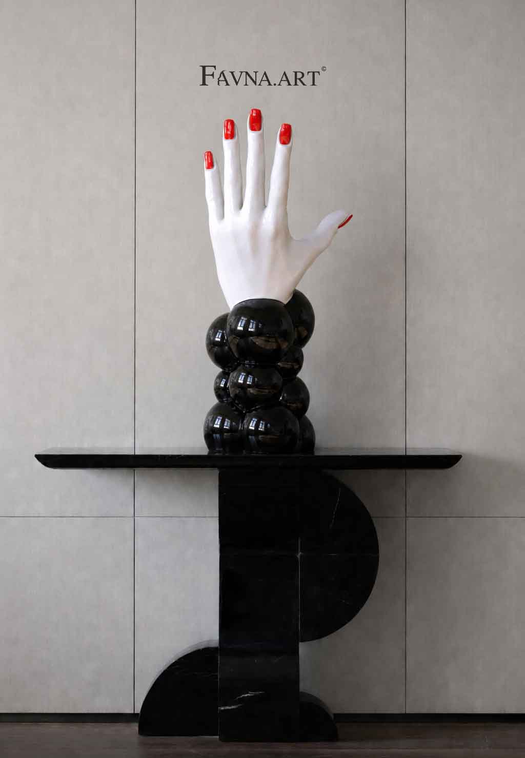 Contemporary hand sculpture “Thoughts”