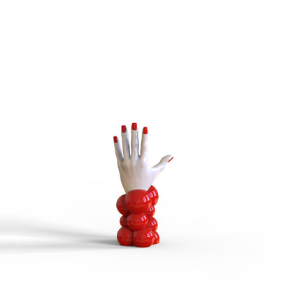 Hand of "Thought" red and white