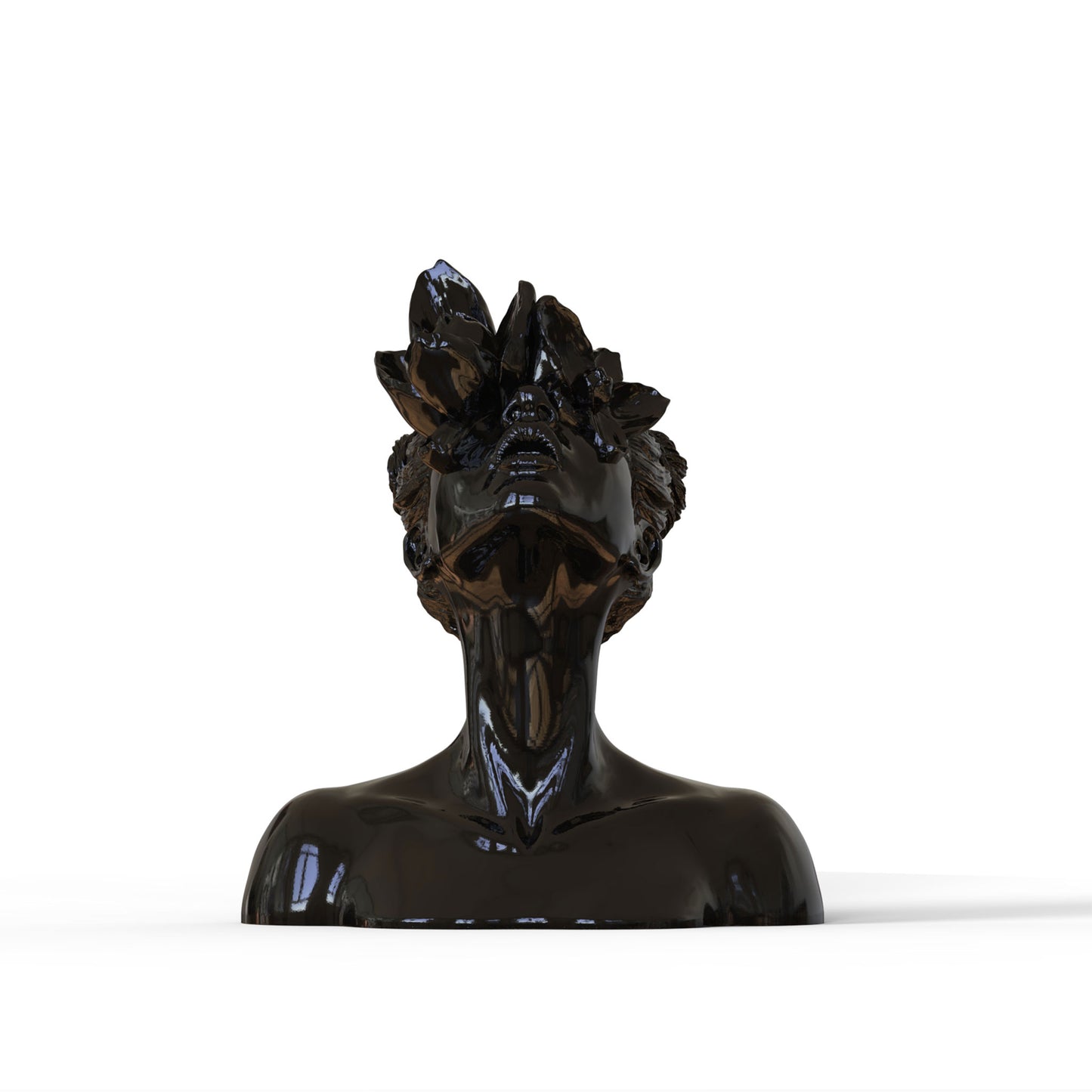 Sculpture "Daughter of the Faun" deep black