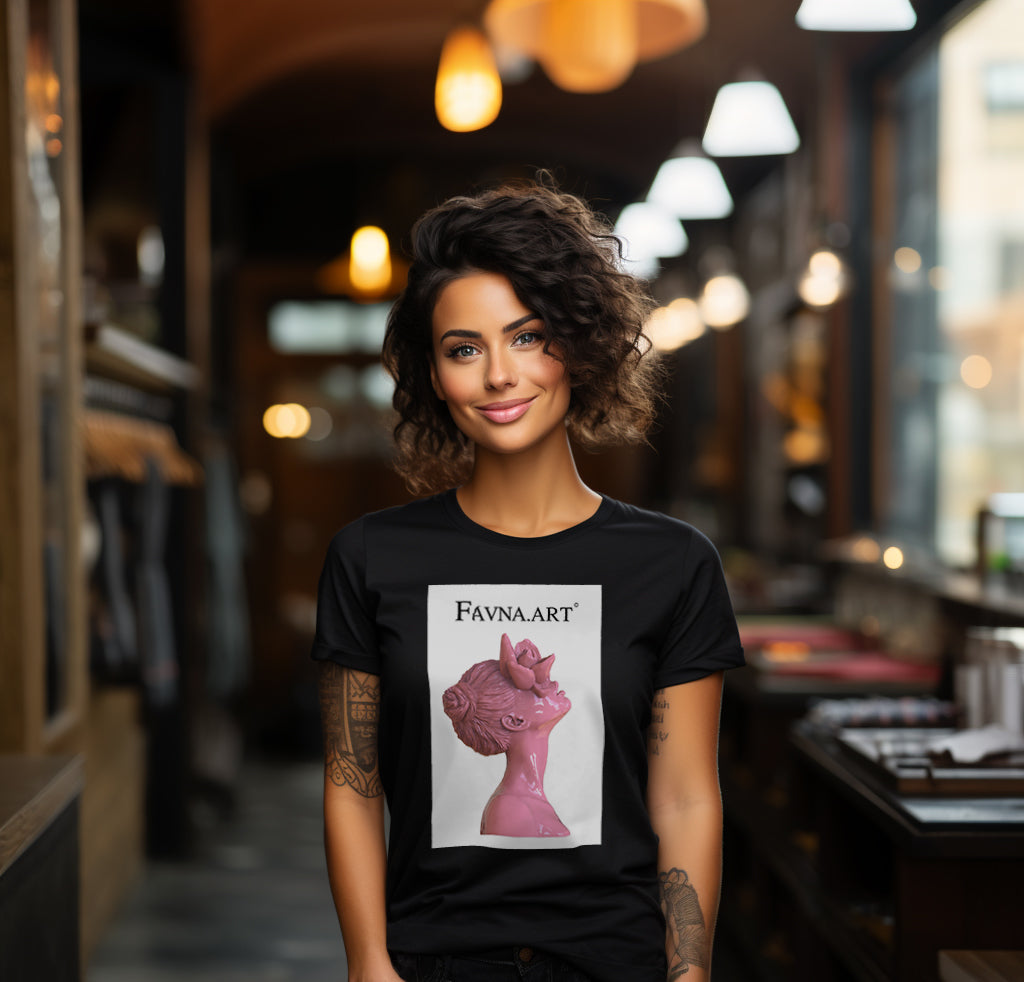 T-shirt with Daughter of the Faun "FAVNA.ART" Unisex Pink