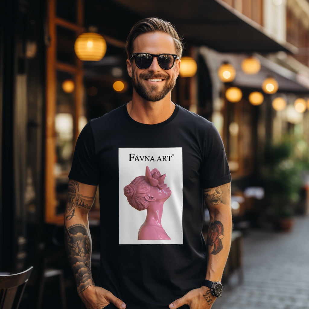 T-shirt with Daughter of the Faun "FAVNA.ART" Unisex Pink