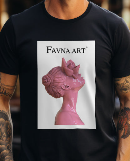 T-shirt with Daughter of the Faun "FAVNA.ART" Unisex Pink