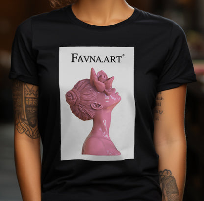 T-shirt with Daughter of the Faun "FAVNA.ART" Unisex Pink