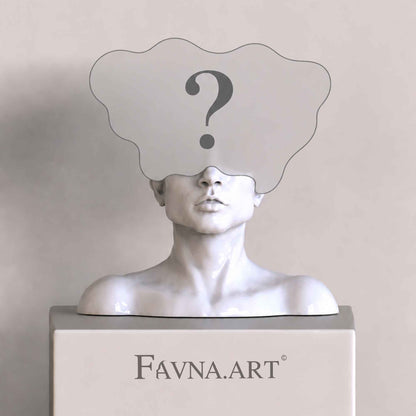 Sculpture sur commande « Pensées », une œuvre personnalisée créée pour vous

