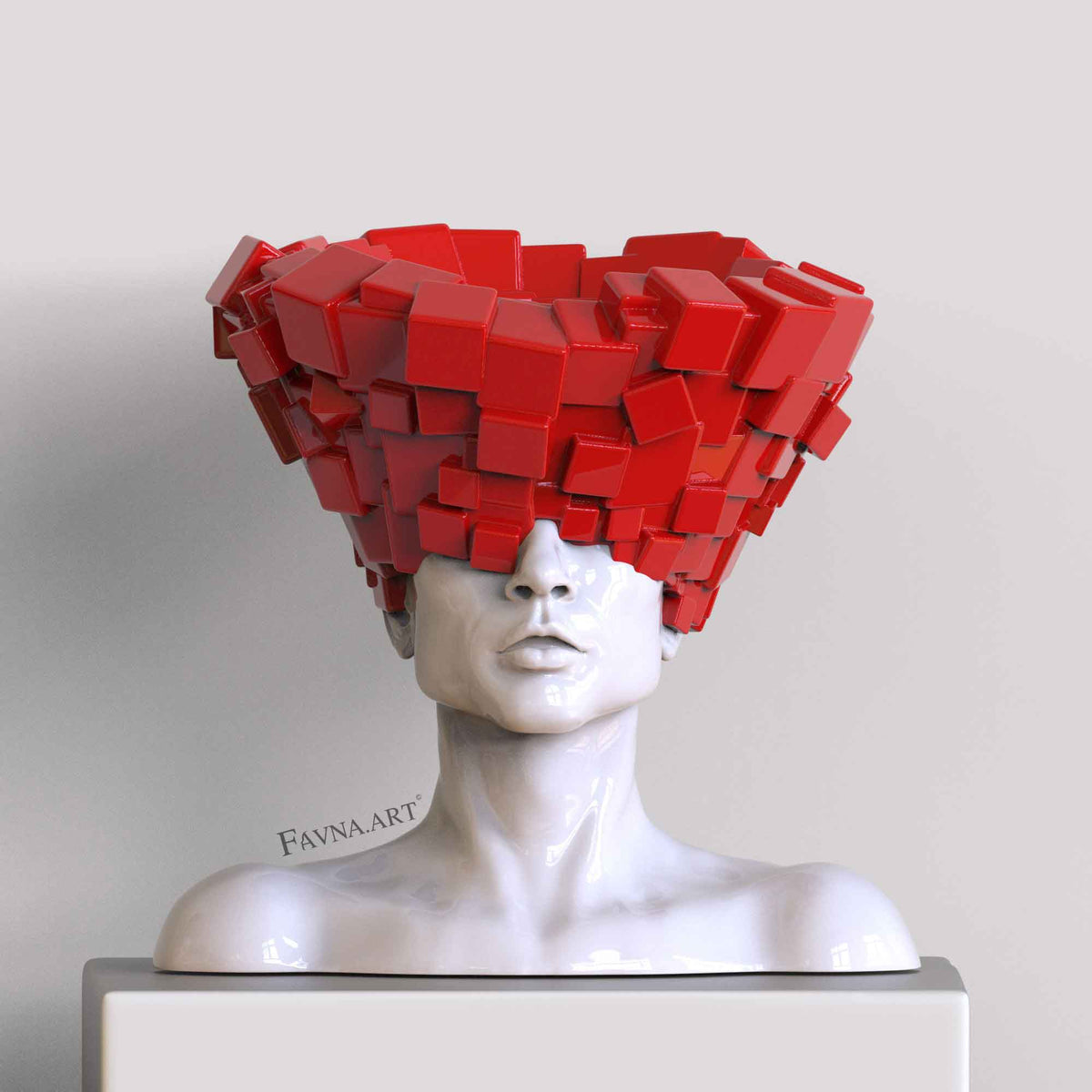 Sculpture sur commande « Pensées », une œuvre personnalisée créée pour vous
