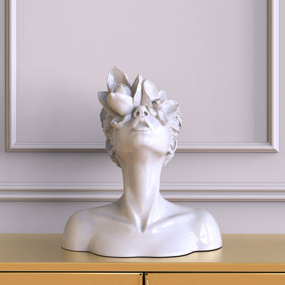 Sculpture "Daughter of the Faun" white