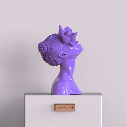 Sculpture "Daughter of the Faun" lavanda