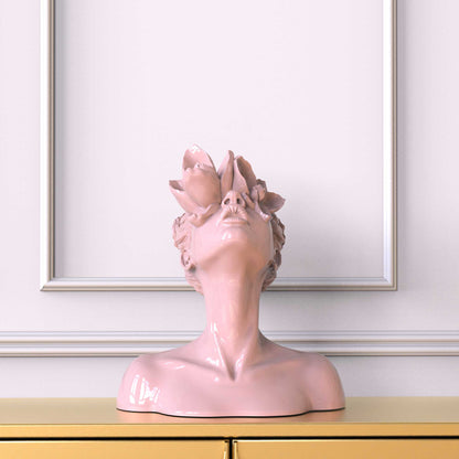 Sculpture "Daughter of Faunus" in cloudy pink