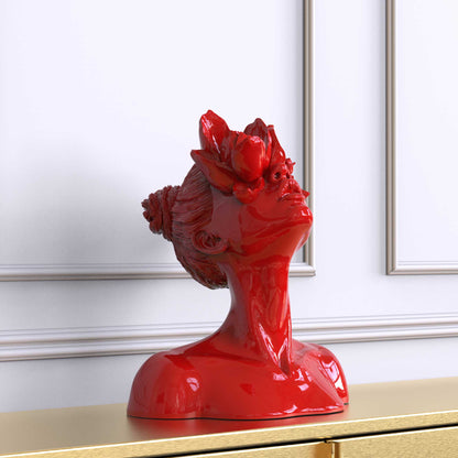 Sculpture "Daughter of the Faun" in red