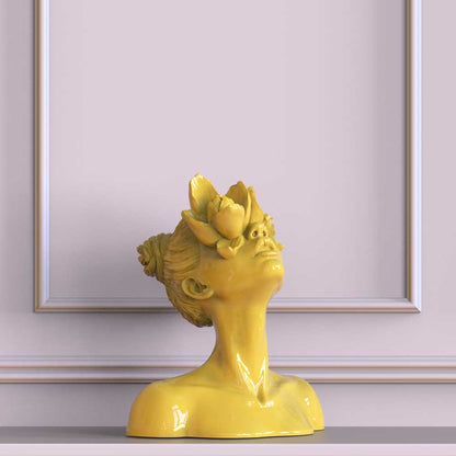 Sculpture "Daughter of the Faun" yellow