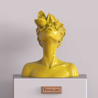 Sculpture "Daughter of the Faun" yellow