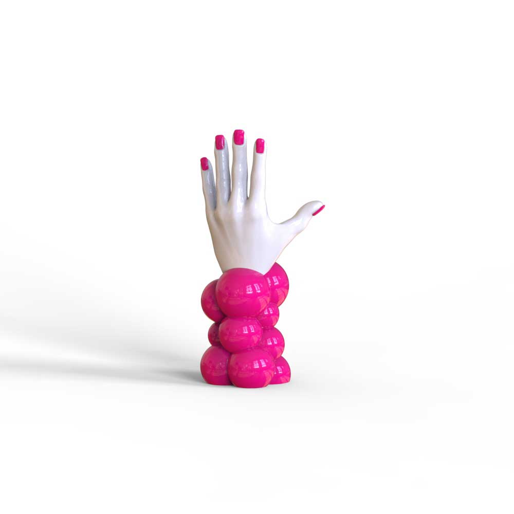 Barbie rosa "Hand of Thought"