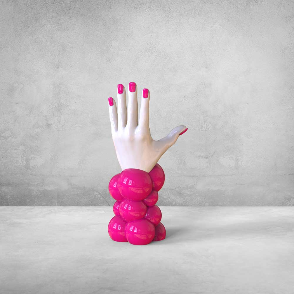 Barbie rosa "Hand of Thought"