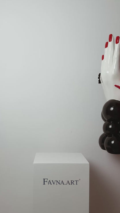Contemporary hand sculpture “Thoughts”